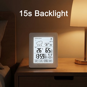 Stazione Meteo Intelligente WiFi Wireless con Termometro e Igrometro per Interni, Previsioni Meteo Accurate - Product Image 6