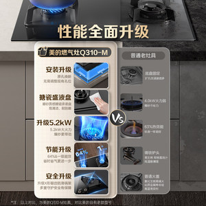 Q325 Household Gas <b>Stove</b> With Natural & Liquefied Double Burner Tempered Glass Surface 72-Month Warranty Trade-in Q310 Household - Product Image 3