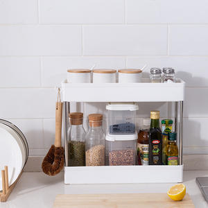 Chariot de rangement à roulettes en plastique PP à 4 niveaux, roues pivotantes, gain de place, organisateur de cuisine, rangement multifonctionnel pour espaces étroits - Product Image 3