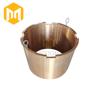Casquillo de cabeza de manga de bronce MESTONE GP/HP Telsmith/Terex, piezas de repuesto de trituradora de cono para máquinas trituradoras de minería de mineral, fundición