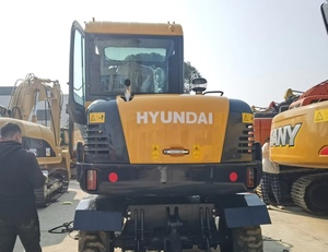 Excavadoras de ruedas usadas Hyundai con certificado CE con cubo Original de Corea del Sur hecho 6 toneladas Hyundai 60W-VS maquinaria de China - Product Image 3