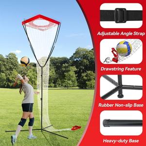 <span class=keywords><strong>Filet</strong></span> d'entraînement pour lanceur <span class=keywords><strong>de</strong></span> <span class=keywords><strong>volley</strong></span>-ball, équipement d'entraînement <span class=keywords><strong>de</strong></span> <span class=keywords><strong>volley</strong></span>-ball avec <span class=keywords><strong>filet</strong></span> réglable en hauteur et en angle, pour l'intérieur et l'extérieur - Product Image 5