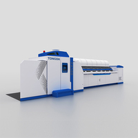 Machine à peigner et à filer le coton en fil continu TONGDA FA588 contrôlée par PLC pour la production de fil, industrielle et automatique