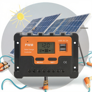 GT năng lượng mặt trời ft mô hình tự động PWM sạc năng lượng mặt trời điều khiển 12V/24V/48V <span class=keywords><strong>10a</strong></span>-100a với LCD hiển thị điều khiển cho năng lượng mặt trời hệ thống điện - Product Image 1