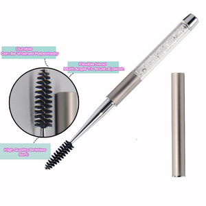 Brosse à <span class=keywords><strong>cils</strong></span> en silicone réutilisable et écologique, applicateur de mascara, logo personnalisé, stock en gros - Product Image 2