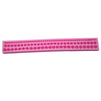 Moule en Silicone en pâte de gomme naturelle, perles et chaîne en Fondant, outils de décoration de gâteaux