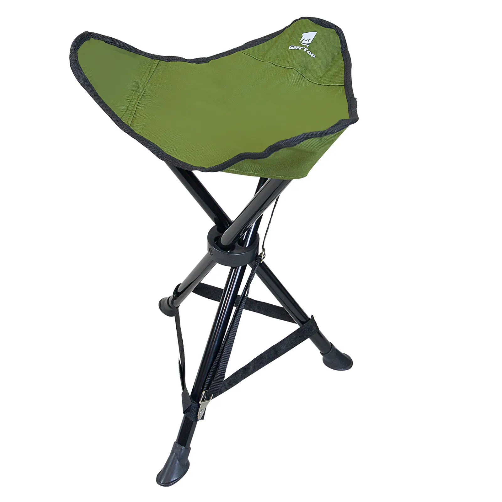접히는 삼각 휴대용 의자, 옥외 야영 걷기를 위한 다재다능한 휴대용 야영 발판 의자