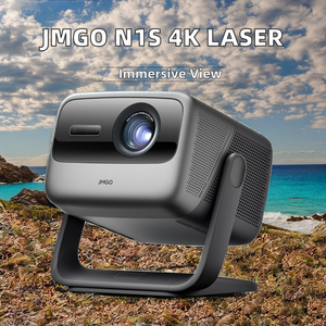 JmGO N1S เครื่องฉายแสงเลเซอร์ N1S JmGO 4K DLP แบบพกพาอัจฉริยะการจัดตำแหน่งหน้าจออัตโนมัติ2800แบตเตอรี่ขนาดเล็ก ISO Lumens - Product Image 2
