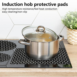 Juego de 4 Protectores de Silicona de Alta Calidad para Placa de Inducción, Tapete de Silicona para Placa de Inducción, Cubierta Protectora para Placa de Inducción - Product Image 6