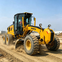 Niveleuse à moteur lourde Shantui SG21 B6, 210 CV, moteur Cummins, forte puissance de terrassement, engin de construction routière pour l'Afrique et le Sud-Est