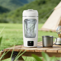Bouteille shaker électrique rechargeable par USB, tasse mélangeuse de protéines avec affichage numérique de la température et indicateur de puissance pour la salle de sport, l'entraînement et le fitness
