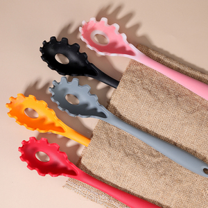 New high-quality online hot-selling kitchen accessories silicone handle pasta spoon high-quality kitchen <b>utensils</b> - Product Image 6