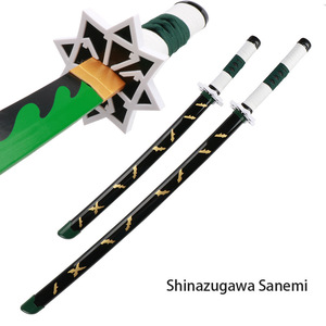 Set de Espadas de Zoro de One Piece de 104 cm, Katana de Madera sin Afilar, Accesorio de Cosplay para Fans del Anime, Yubashiri, Sandai, <span class=keywords><strong>Kitetsu</strong></span>, Wado Ichimonji - Product Image 5