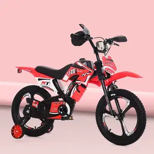 Superventa de Bicicleta <span class=keywords><strong>para</strong></span> Niños Estilo <span class=keywords><strong>Moto</strong></span> de 12, 14 y <span class=keywords><strong>16</strong></span> Pulgadas/Motocicleta Económica de <span class=keywords><strong>16</strong></span> Pulgadas <span class=keywords><strong>para</strong></span> Carreras - Product Image 1