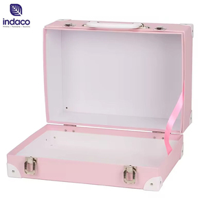 2026 best-selling high-quality handle drift gift box elegant gift box gray cardboard luggage wholesale - Product Image 5