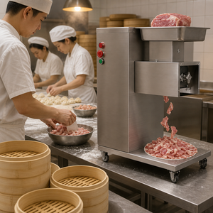Trancheuse à viande pour traiteur aérien, machine compacte <span class=keywords><strong>de</strong></span> découpe <span class=keywords><strong>de</strong></span> viande avec contrôle des portions pour cuisine <span class=keywords><strong>de</strong></span> bord et usage en restauration - Product Image 4