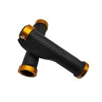 Puños Ergonómicos con Bloqueo y Reposamanos, Diseño Antideslizante con Patrón Escalonado, Anillos de Bloqueo Dobles, Puños Coloridos para Manillar de Bicicleta de Montaña