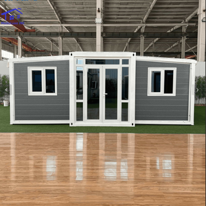 Moduluxe Structure en acier galvanisé maison conteneur contemporain extensible de 20/40 pieds pour dortoir d'étudiant - Product Image 1