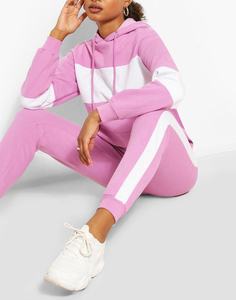 Chándal OEM para mujer, conjunto de chándal femenino con logotipo personalizado, venta al por mayor - Product Image 4