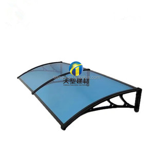 Polycarbonate solid/hollow sheet <strong>window</strong> awnings/outdoor canopy <strong>plastic</strong>/aluminium brackets - Product Image 4