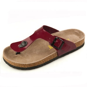 Molte scelte di colore Unisex Suole di Sughero <span class=keywords><strong>Pantofole</strong></span> Degli Uomini di Sandali di Cuoio Personalizzato - Product Image 3