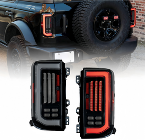 Luces Traseras LED para <span class=keywords><strong>Ford</strong></span> <span class=keywords><strong>Bronco</strong></span> 2021-2026, 2/4 Puertas, Par de Conjuntos de Luces Traseras de Repuesto - Product Image 2