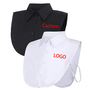 Blanc - Faux Col Pour Femme Demi-chemisier Amovible Shirts Pull Faux Col Décoratif