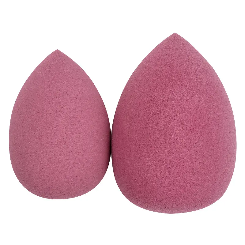 Éponge 4 pièces/ensemble maquillage bouffée cosmétique Latex doux beauté boule fond de teint poudre avec boîte humide et sec coloré maquillage outil