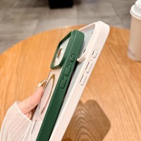 Coque de téléphone portable transparente magnétique en acrylique pour iPhone 18 Pro Max, compatible avec iPhone 11, 12, 13, 14, 15, 16, 17 Pro Max, anti-chute, protection arrière