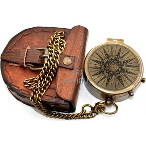 เข็มทิศพกพาทองเหลือง ALFA NAUTICAL สลักลายทางทะเล สำหรับเดินป่า ตั้งแคมป์ เอาตัวรอด นำทาง พกพาสะดวก ขนาดหน้าปัด 2 นิ้ว - Product Image 5