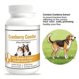 OEM/ODM - Nuova Formula Naturale per la Pulizia della Vescica: Masticabili Morbidi al Mirtillo Rosso per Cani, Supporto Urinario per la Prevenzione dei Calcoli <span class=keywords><strong>Renali</strong></span> e il Comfort in caso di Infezioni Urinarie - Product Image 6