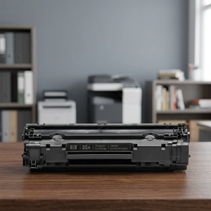 ตลับหมึกโทนเนอร์แท้ H-P สำหรับเครื่องพิมพ์ LaserJet 35A สีดำ รุ่น CB435A ใช้แทนตลับหมึกโทนเนอร์ H-P ได้ - Product Image 3