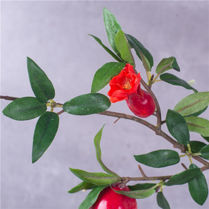 Personalizzazione del nuovo design artificiale <span class=keywords><strong>albero</strong></span> da frutto rosso melograno decorazione per la casa di nozze - Product Image 5
