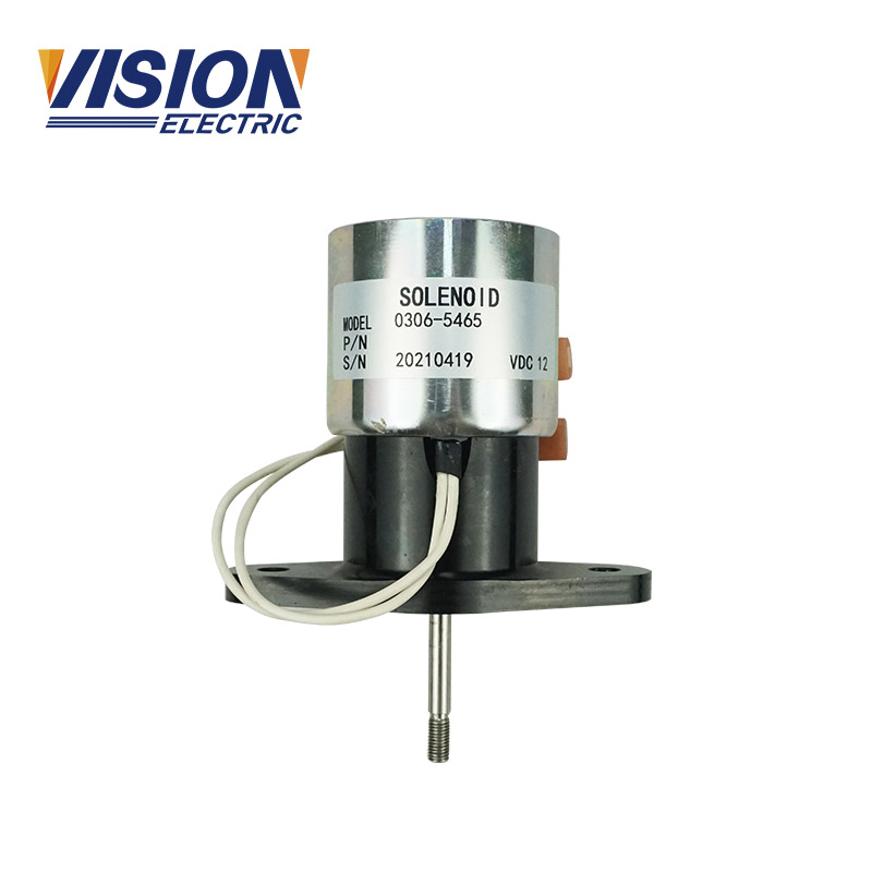 0306-5465 Engine Stop Solenoid Valve 12V Diesel Generator Parts