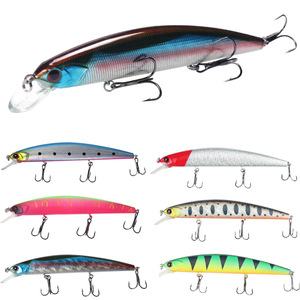 Minnow Lure 13cm 20g <b>Floating</b> Slow Sinking For Sea Bass Saltwater <b>Fishing</b> - Product Image 1