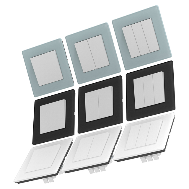 IGOTO European Crystal Panel Switch,  Custom Color, High-End Interior Project Wall Switch