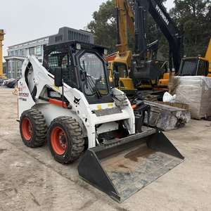 Mini-excavatrice BOBCAT S18 d'occasion, excavatrice de 3 tonnes, mini-pelle originale, construction urbaine, aménagement paysager, pose de canalisations - Product Image 1