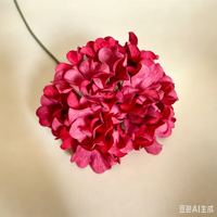 Lukisan Minyak Bunga Hydrangea Sutra Imitasi Tanpa Daun Bunga Buatan Berkualitas Tinggi Pernikahan Natal Halloween Hari Valentine Dapat Disesuaikan