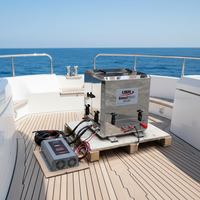Générateur diesel marin USR JEC100 10KW, démarrage à distance, refroidissement par eau, 220V-240V, 1500-1800 tr/min, vitesse variable, courant continu, pour bateaux rapides