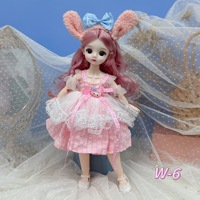 Muñeca Articulada de 30CM, 23 Piezas, Articulaciones Móviles, Escala 1/6, Ojos 3D Simulados, Muñeca Articulada para Casa de Muñecas, Juguete de Vestir para Niñas, Regalo de Cumpleaños para Niños