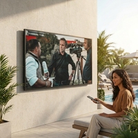 Téléviseur intelligent extérieur étanche 4K IP66 de 55, 65 et 75 pouces résistant aux intempéries