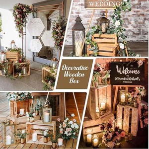 <span class=keywords><strong>ลัง</strong></span>ไม้สำหรับจัดเก็บของแสดงผลขนาดใหญ่<span class=keywords><strong>5</strong></span>ขนาด<span class=keywords><strong>ลัง</strong></span>เก็บของตกแต่งด้วยไม้แบบเรียบง่ายพร้อมด้ามจับสำหรับบ้านไร่ - Product Image 5