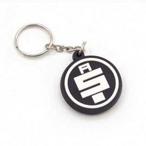 Good Quality <b>Custom</b> Logo 3D Promotional Personalized Soft Rubber PVC <b>Keychain</b> - Product Image 3