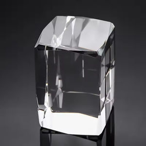 Honneur de cristal personnalisé clair blanc optique <span class=keywords><strong>K9</strong></span> bloc de verre blanc gravure laser cube de cristal - Product Image 4
