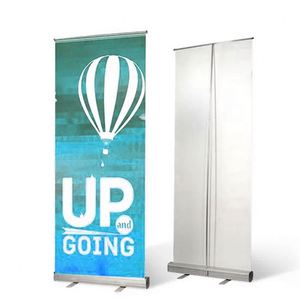 Custom Portable Lightweight Adjustable Retractable Roll Banner Stand Aluminum Alloy Frame for Trade <b>Shows</b> Exhibitions Promotions - Product Image 2