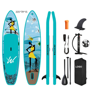 Tabla de SUP de Competición Drop Stitch de 12'6 (381 cm), Tabla de Paddle Surf Inflable de PVC de Doble Capa para Surfear - Product Image 4