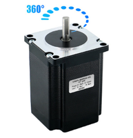 Kit de moteur pas à pas hybride Nema 23 42mm 2 phases 4 fils, contrôle numérique par impulsions, DC 12V/24V, modèle anti-poussière IP20 42HS4820A4