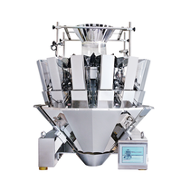 Machine d'emballage verticale multi-têtes pour snacks, fruits secs, noix, tortillas soufflées, avec ensachage sous azote