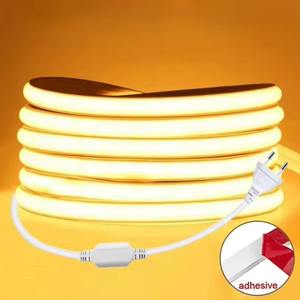 Bande LED COB AC220v, 288 LED par mètre, 50 cm par coupe, blanc laiteux, flexible, haute luminosité, étanche pour extérieur, bande LED intelligente - Product Image 2