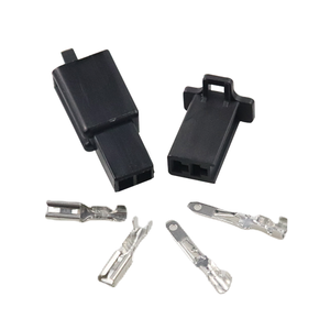 2 Pin 2.8mm otomatik kablo soketi DJ7021A-2.8-11/21 için motosiklet sensörü konnektörü 5A pirinç kontak ABS muhafazası erkek/kadın - Product Image 6